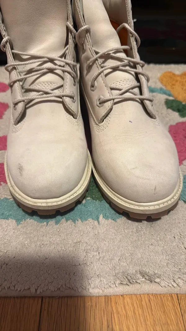 Timberland Boots Waterproof Monochrome Off white - Image 3