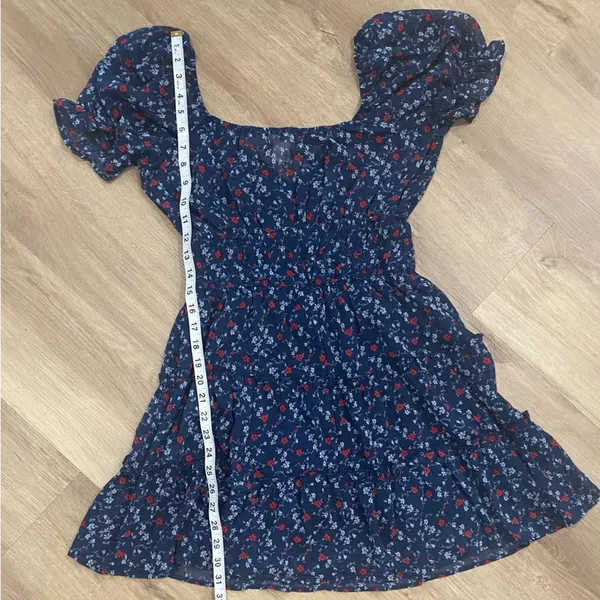 Altar’d State Carole Floral Mini Dress Medium - Image 5