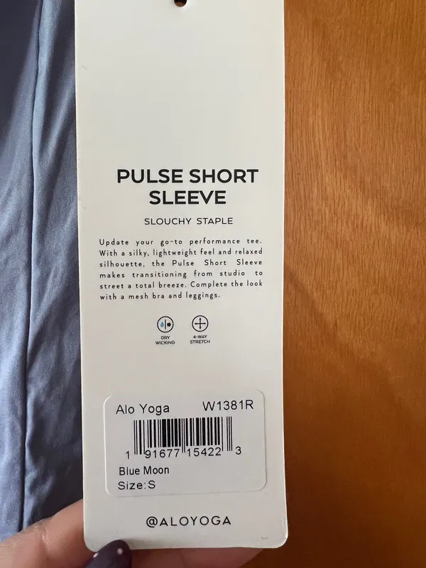 Alo All Pulse Short Sleeve Top - Image 4