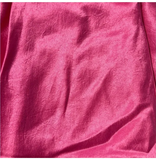 Babaton Satin Midi Skirt - Vibrant Pink (Size 4) - Image 11