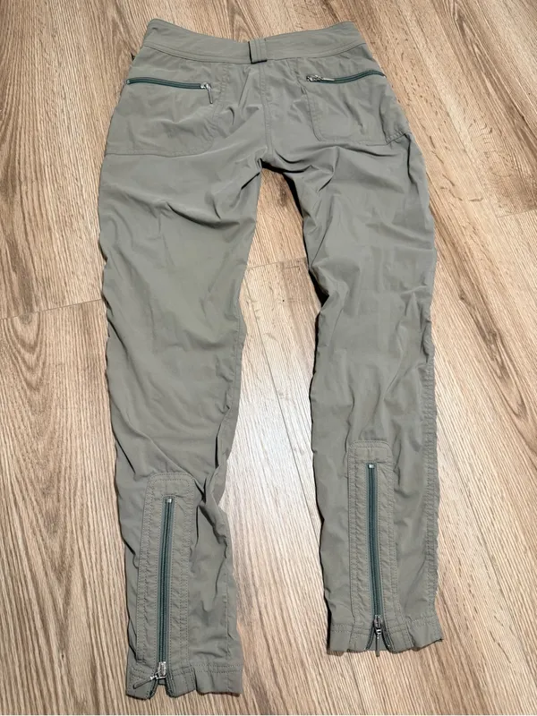 Anatomie Khaki Travel Pants Women's XS Slim Zip Ankle Stretch Hiking Golf - Image 2