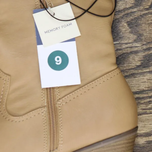 Universal Thread Womens Sommer Western Boots 87929901 Light Brown 9M - Image 5