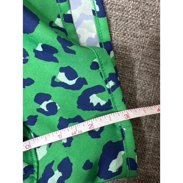 All In Motion XS Green Blue Leopard Print Active Lined Shorts - Image 7