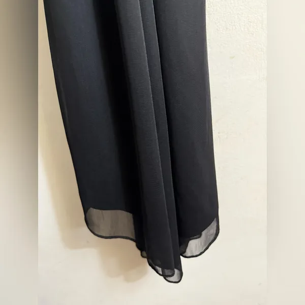 Vintage Zum Zum by Niki Livas Black Spaghetti Strap‎ Dress Size 5-6 - Image 7