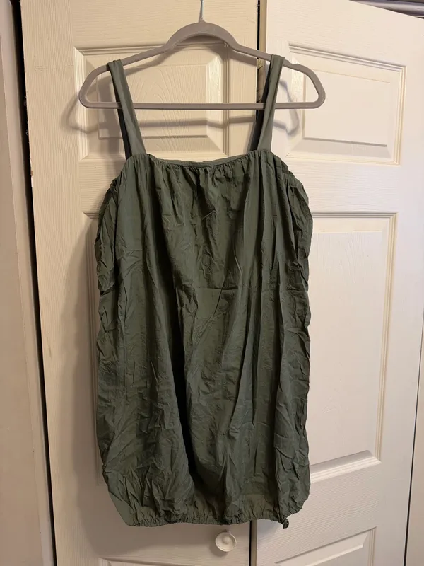 Daily Drills Bubble Dress Green - Image 2