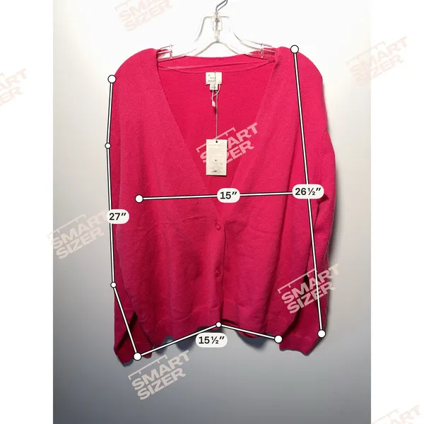 Brand New A New Day Women's Size XL Pink Cardigan Sweater - Image 3