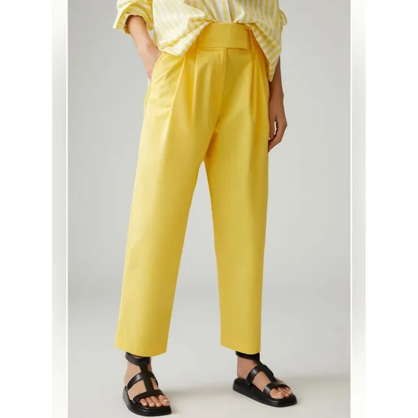 Anthropologie Exquise Barrel-Leg Chino Pants - Image 3