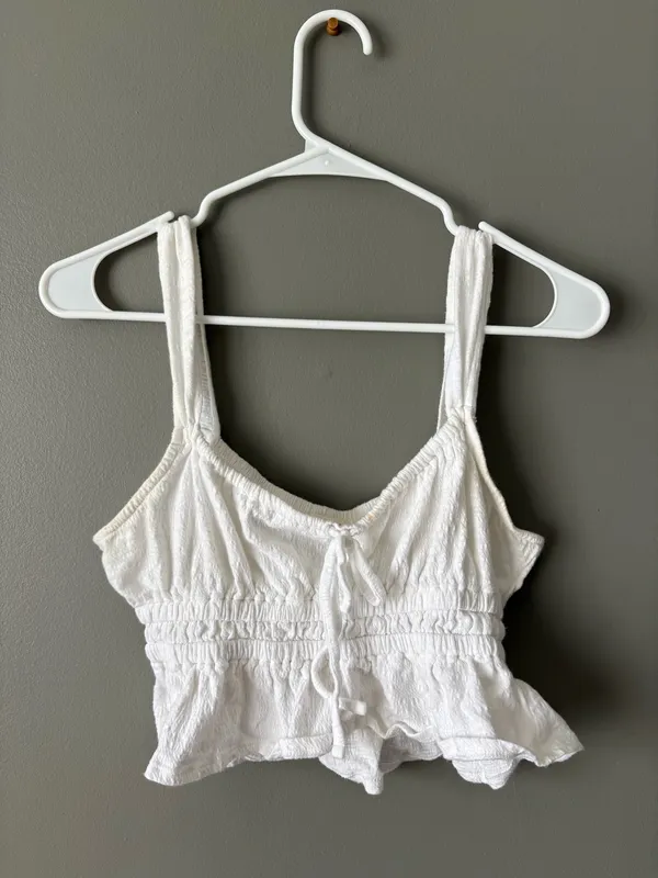 Billabong Tank Cropped Top White - Image 2