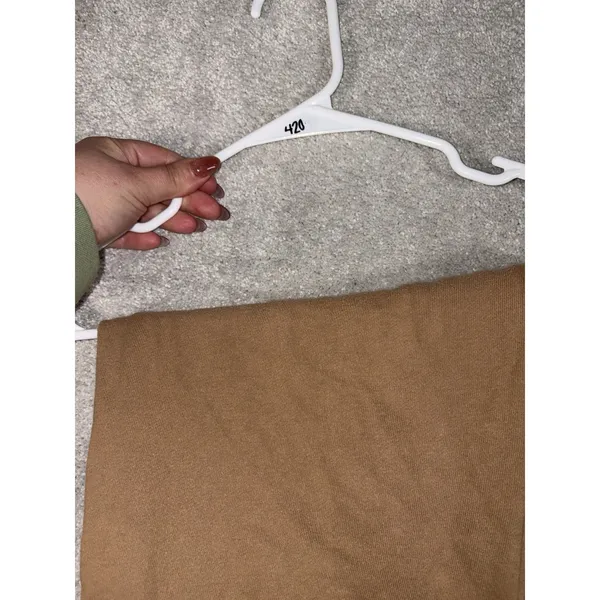 womens nuuds wide‎ leg sweatpants brown xl - Image 11