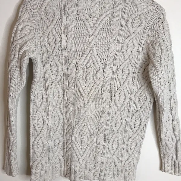 Lauren‎ Ralph Lauren ladies hand knit silk cotton linen blend pullover sweater M - Image 8