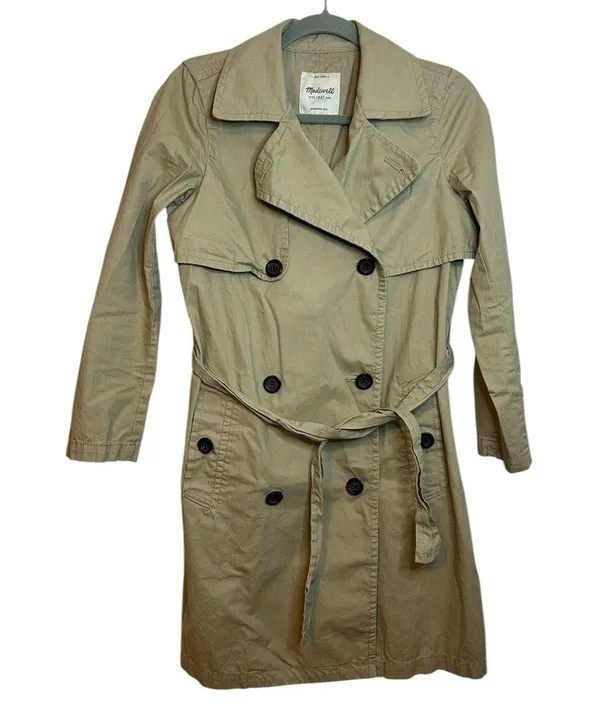 Madewell Abroad Belted Trench Coat - Image 2