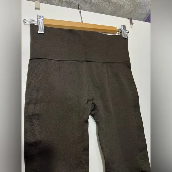 NWOT SET ACTIVE Cloud High-Rise brown Leggings size M - Image 4