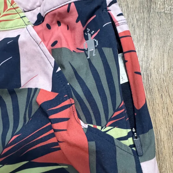 Smartwool Women's Tropical Leaf Print 4" Hike Short Large‎ Wool Blend SW016250 - Image 8
