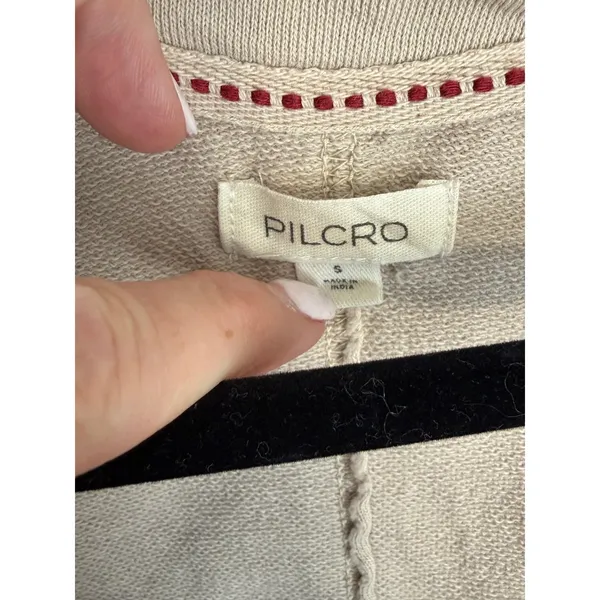 Pilcro Short Sleeve Seamed Sweatshirt size small - Image 2