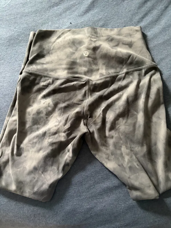 Lululemon Leggings Align 25" Graphite Diamond Dye Pitch Graphite Grey - Image 3