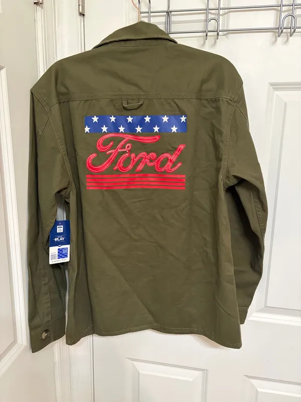 Ford military jacket Green Size M - Image 4