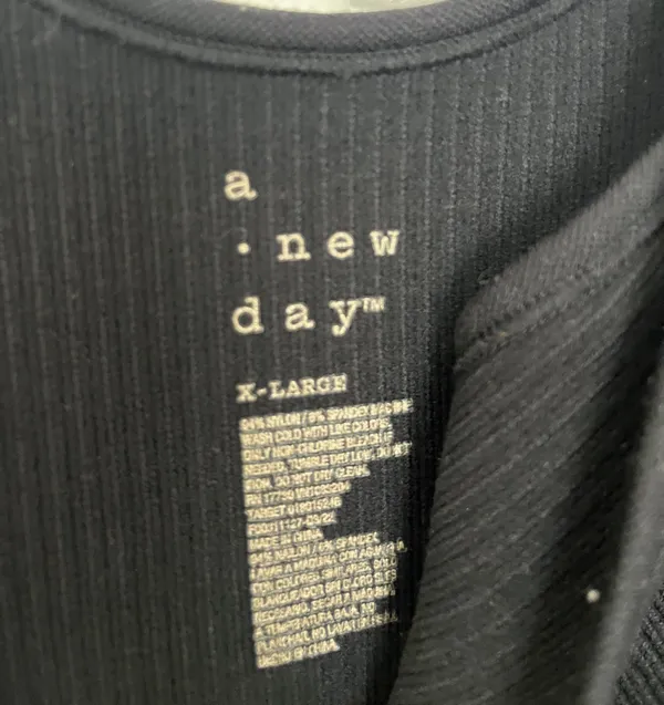 A New Day Black Tank Top - Image 2
