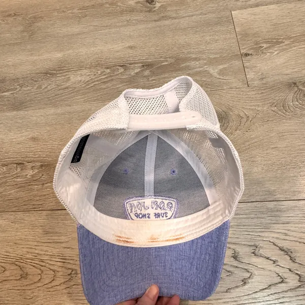 Ron Jon Surf Shop Trucker Hat Light Blue Mesh Back Adjustable‎ Baseball Cap Purple - Image 5