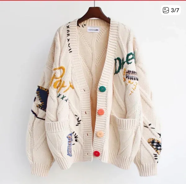 Boutique Oversized Cardigan - Image 2