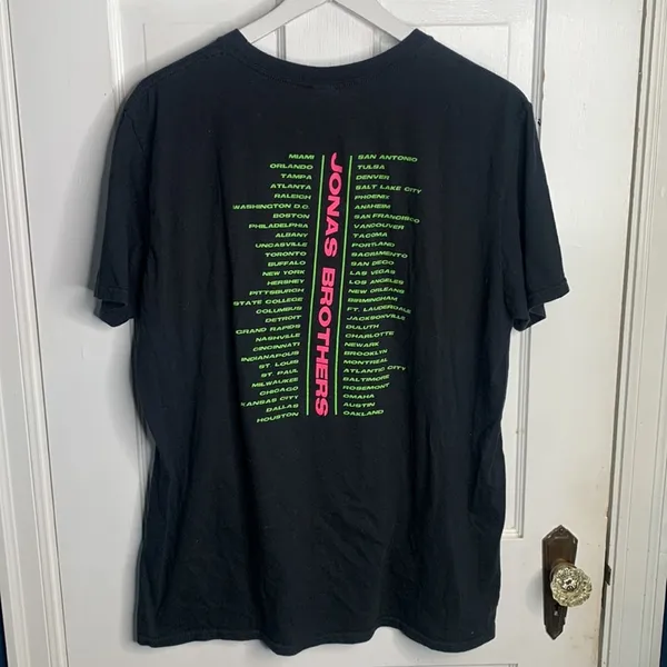 Gildan Jonas Brothers 2019 2020 Happiness Begins Concert Music T-Shirt Tee M-088 Sz L - Image 5