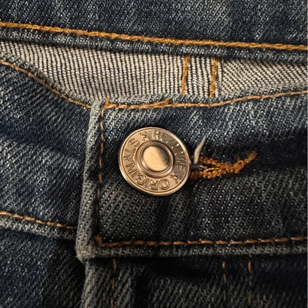 Re/done High Rise Medium Wash Skinny Leg Jeans Button Fly Sz‎ 30 - Image 7