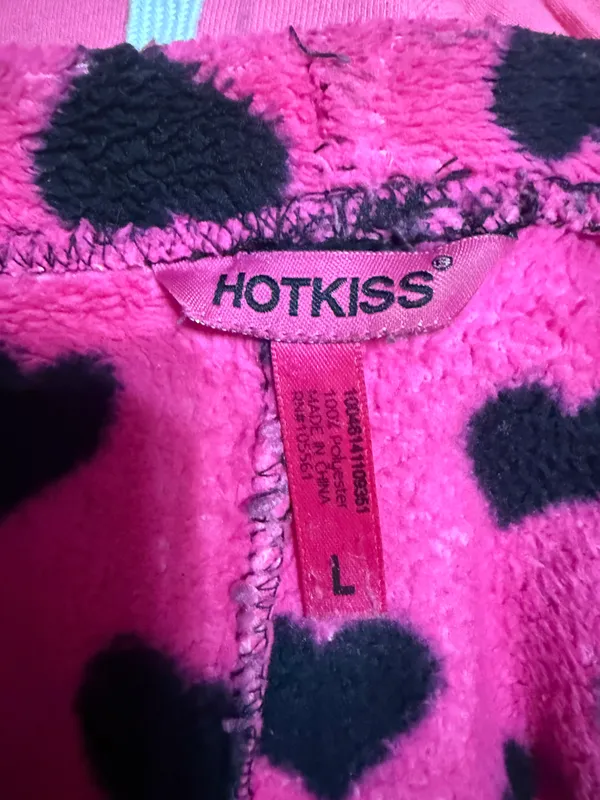 Hot Kiss Pink and black heart pijamas and lounging #hotcore - Image 3