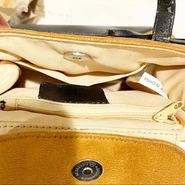 Kate‎ Spade Vintage Mini Brown Faux Suede Handbag - Image 4
