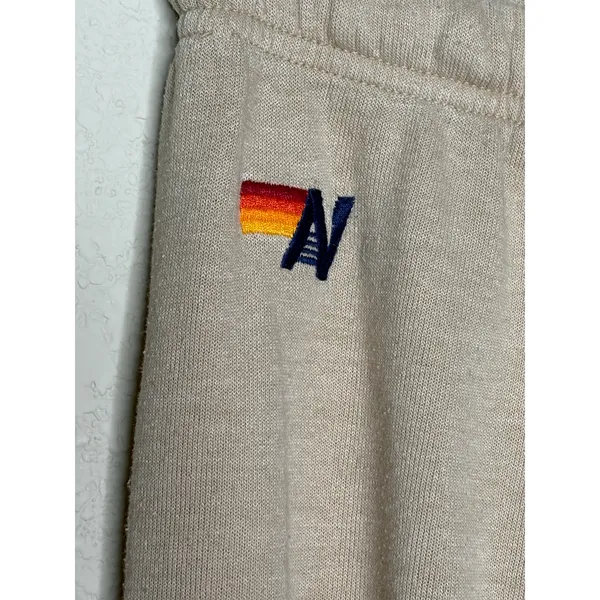 Aviator Nation Rainbow Stripe Sweatpants Size S Flawed - Image 2
