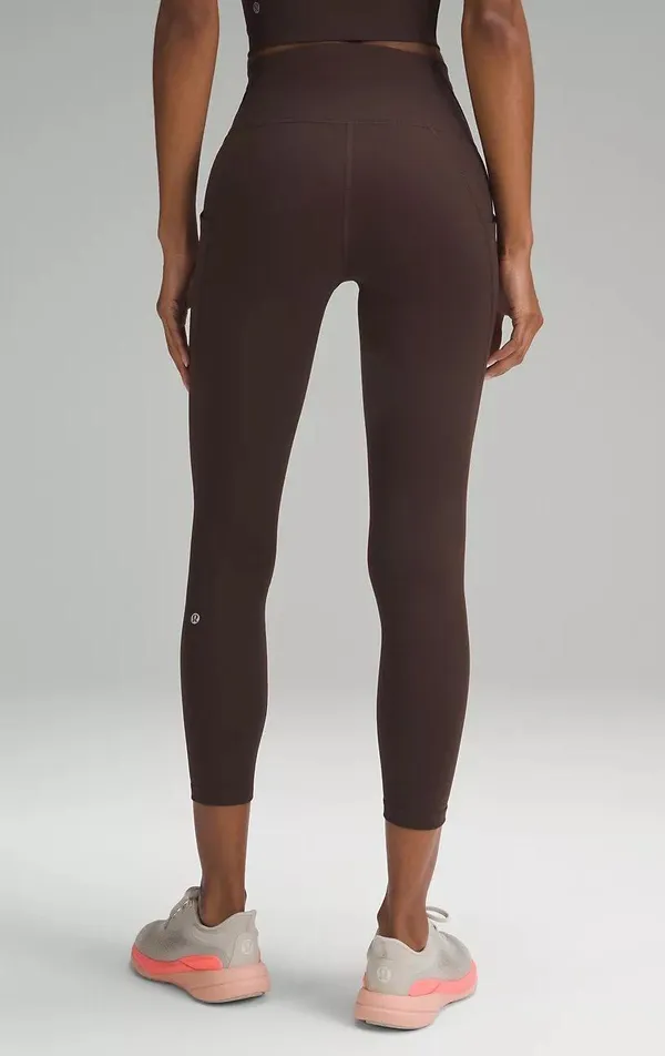 Lululemon Wunder Train High-Rise Tight with Pockets 25" Espresso Size 8 NWT - Image 2