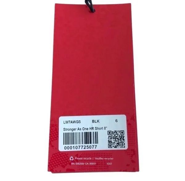 Lululemon Stronger as One High-Rise Short 8" Inseam Lululemon X Barrys Black S6 - Image 14
