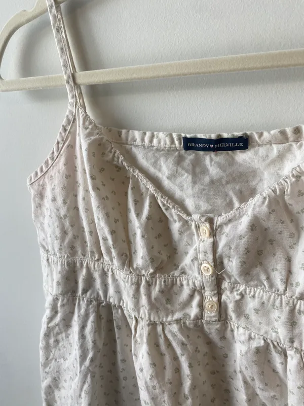 Brandy Melville Floral Mini Dress - Image 3