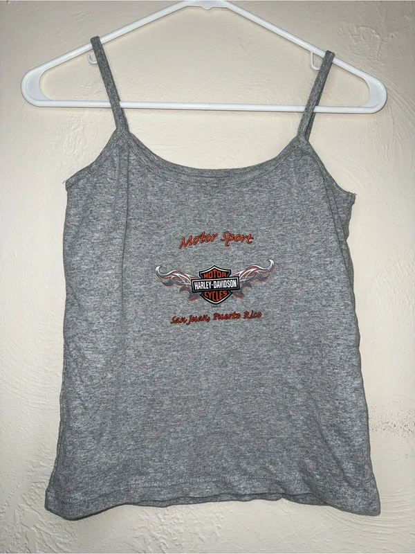 Harley-Davidson Gray Tank Top Women’s M San Juan Puerto Rico - Image 2