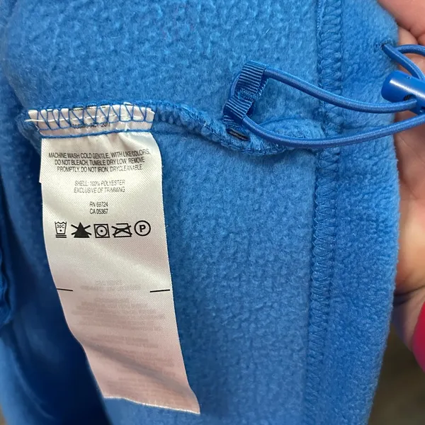 Columbia Womens Small Blue Mount Cannon Fleece‎ Full Zip Jacket Gorpcore - Image 6