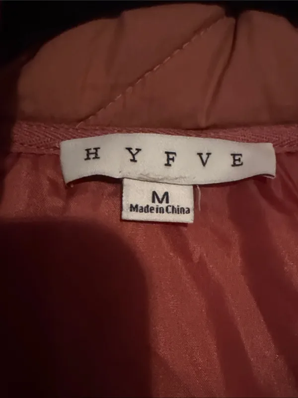 HYFVE Quilted Coral Pink Puffer Vest - Image 3