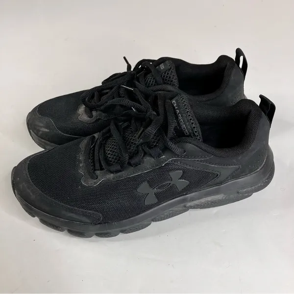 Under Armour Charged Assert sneakers all black size 8.5‎ - Image 4