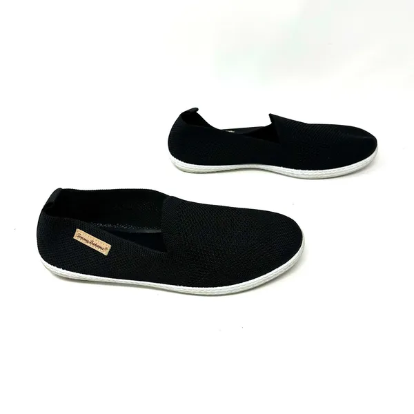 Tommy Bahama Size 10 Slip-On Deck Comfort Shoes Black with White Sole‎ - Image 3