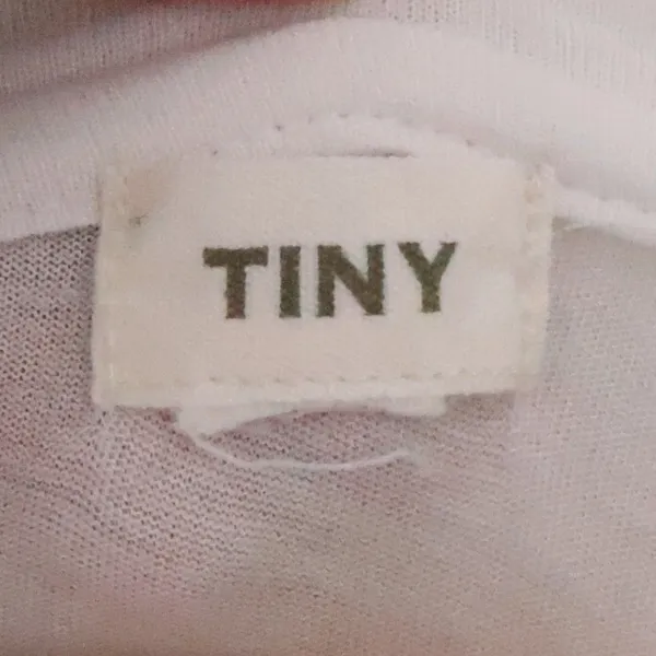 TINY Anthropologie Sequin Shell Bead Top Womens Size S White‎ Boho Beachy Summer - Image 3