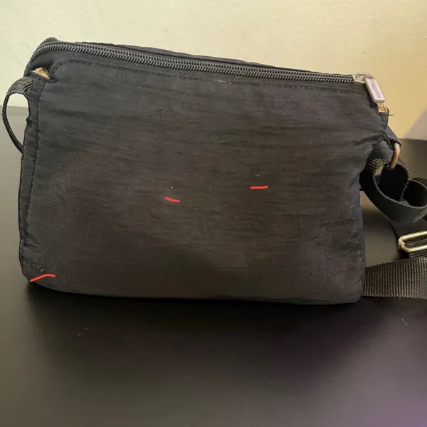 Baggallini Crossbody Bag Women Small Black Nylon Adjustable Strap Travel Pocket - Image 6
