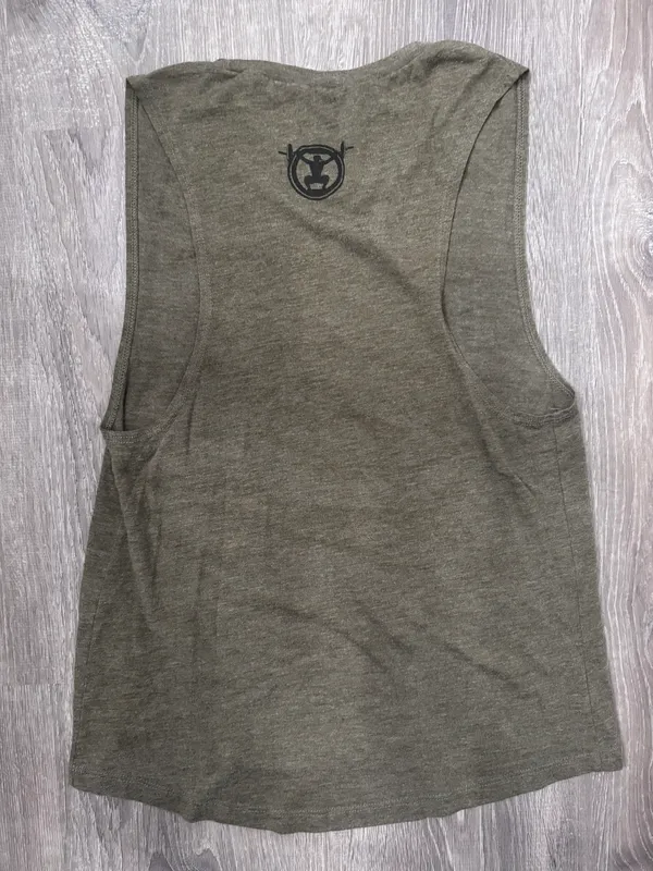 Barbells And Ponytails Muscle Tank - Image 3