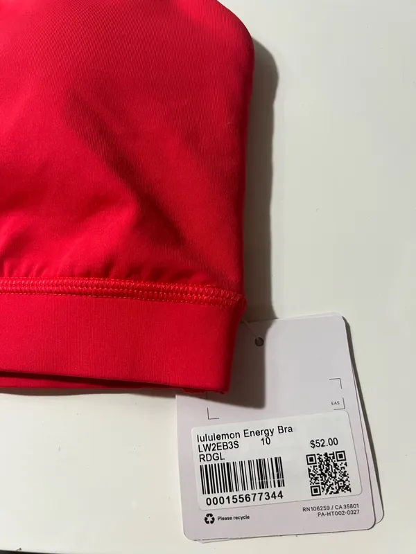 Lululemon Energy Bra - Size 10 - Image 3