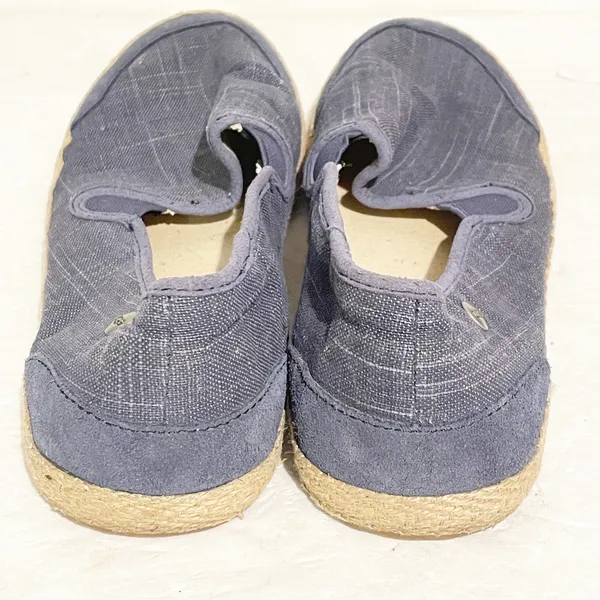UGG Shoes 7.5 Delizah‎ Casual Slip On Loafers Espadrille 1002886 Blue Closed Toe - Image 5