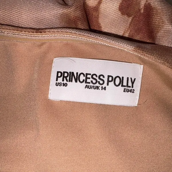 Princess Polly Brown Tan Floral Mini Dress - Image 6