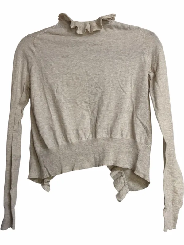 Moda International Cream Ruffled Cardigan - Image 5