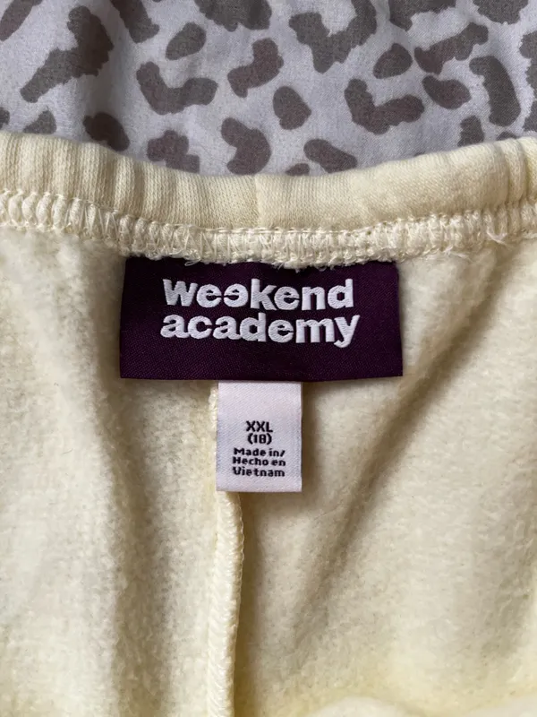 Weekend academy fleece joggers butter yellow Size XXL - Image 4