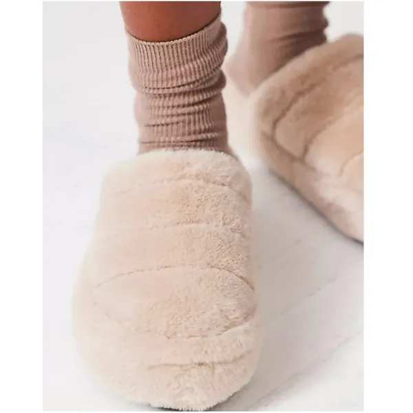 Free People It's A Vibe Platform Slippers in Polar Bear NIB NWT Size 11 Chunky - Image 12