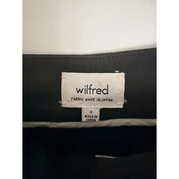 Wilfred Free Aritzia‎ Pants Women Size 4 Tie Waist Tapered Pleated Trouser - Image 5
