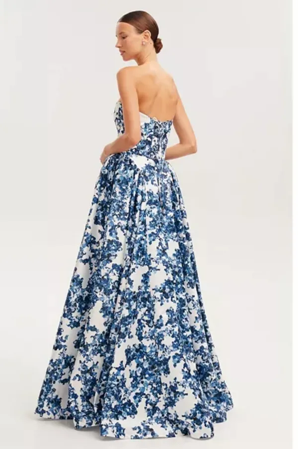 Summer Off Shoulder Sexy Long Dress Womens Fairy Style A-Line Evening Dress - Image 2