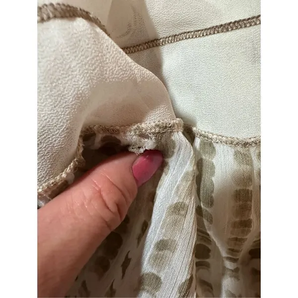 One September Anthropologie White‎ Embroidered Sleeveless Shift Dress Small - Image 14