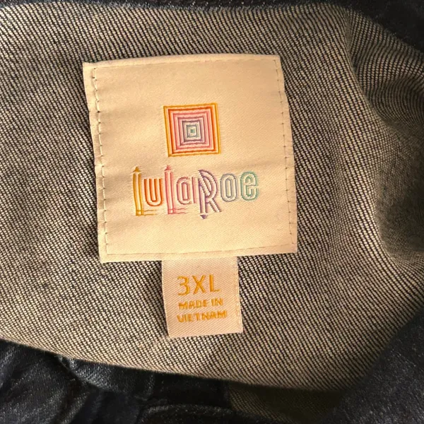 LulaRoe‎ Denim Jacket Blue 3XL - Image 6