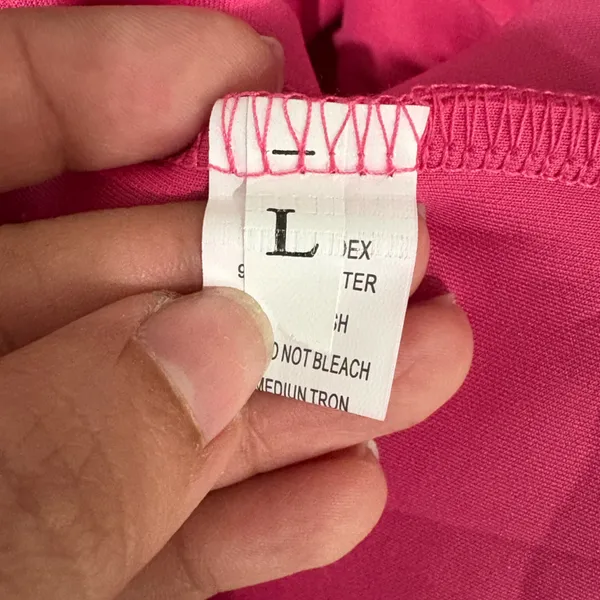 🆕 Elegant Pink Women's Dress Size L - Image 6
